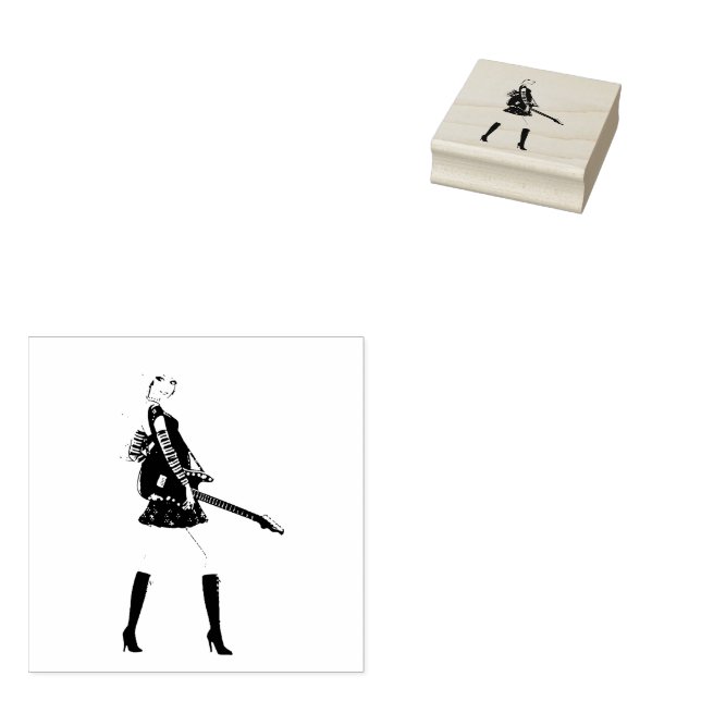 Sello De Caucho Barbie Rubber Stamp (Sellado)