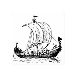 Sello De Caucho Barco de Viaje