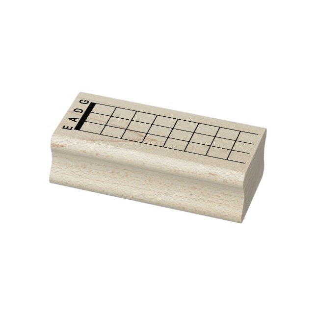 Sello De Caucho Bass Guitar Blank Fretboard (Sello)