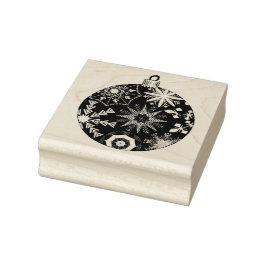 Sello De Caucho Bauble de Snowflake