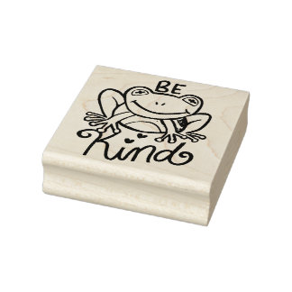 Sello De Caucho Be Kind Frog