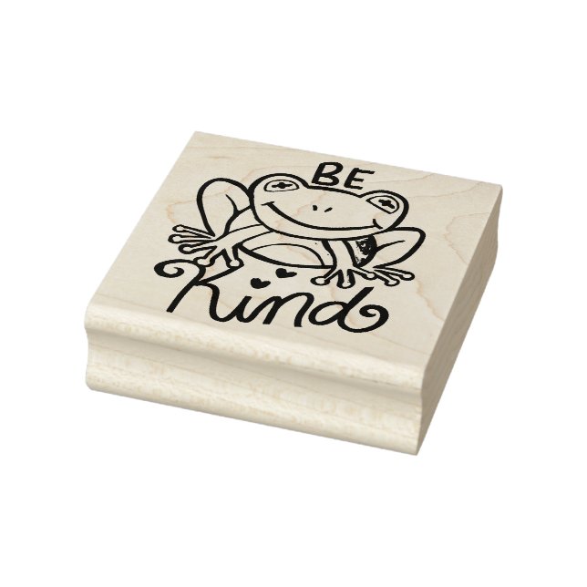 Sello De Caucho Be Kind Frog (Sello)