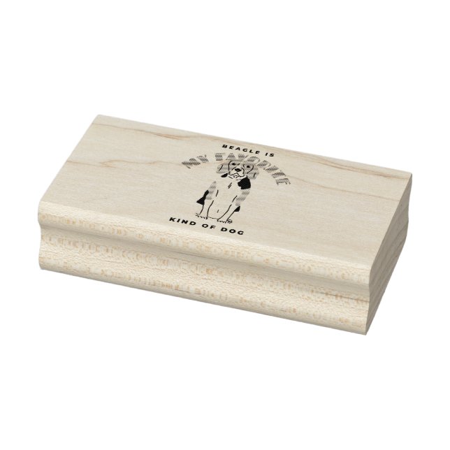 SELLO DE CAUCHO BEAGLE ES MI PERRO FAVORITO (Sello)