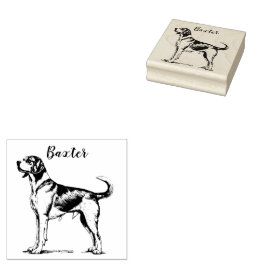Sello De Caucho Beagle personalizado