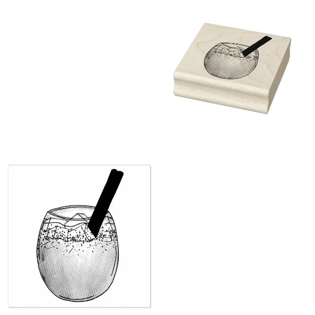 Sello De Caucho Bebida española mexicana Horchata Orxata (Sellado)