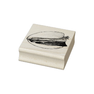 Sello De Caucho Belly de cerdo Gua Bao prohíbe comida taiwanesa ch