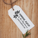 Sello De Caucho Berry Twig Vintage Font Handmade<br><div class="desc">Sello de goma hecho a mano para su pequeña empresa con una rama de bayas y fuentes de inspiración vintage.</div>