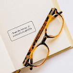SELLO DE CAUCHO BIBLIOTECA DE PLANTILLAS DE LIBRERÍA DE NOMBRES SI<br><div class="desc">ELEGANTE placa de biblioteca STAMP con su nombre personalizado, ideal para añadir un toque personal a su preciada colección de libros. La placa de la biblioteca incluye "De la biblioteca de" y su nombre en un marco plano con borde redondeado. Reemplace el nombre por el suyo propio utilizando la plantilla....</div>