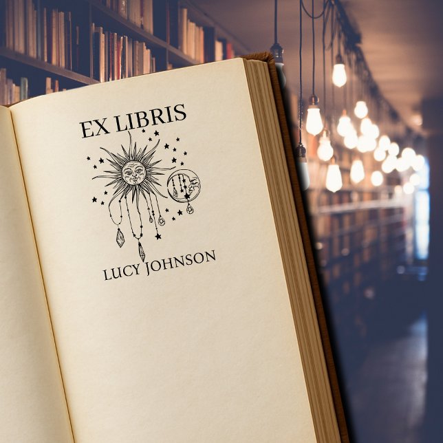 Sello De Caucho Biblioteca del libro libris exlibris EX biblioteca (Subido por el creador)