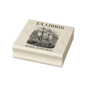 Sello De Caucho Biblioteca del libro libris exlibris EX libris Boo