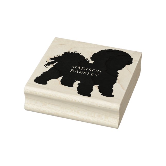 Sello De Caucho Bichon Frise Dog Puppy (Sello)
