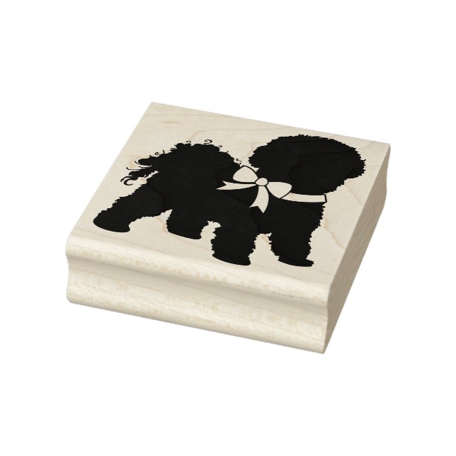 Sello De Caucho Bichon Frise Dog Puppy (Sello)
