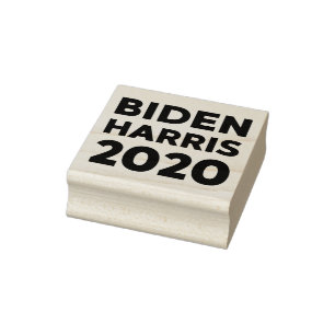 Sello De Caucho Biden Harris 2020 texto en negrita