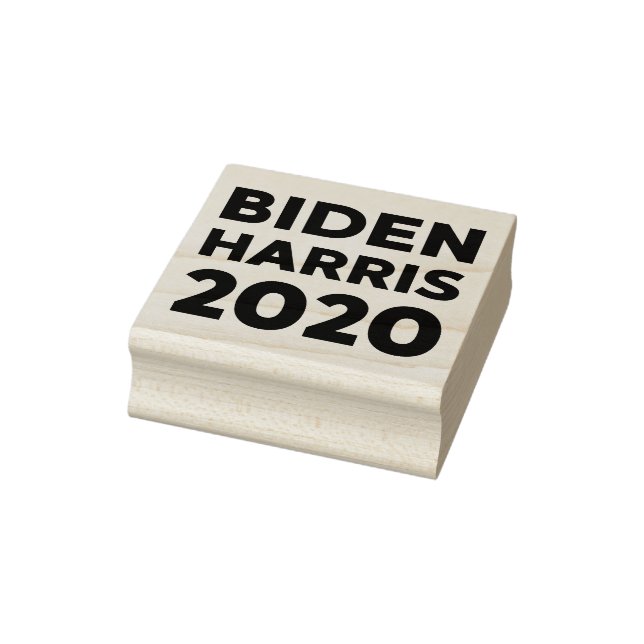 Sello De Caucho Biden Harris 2020 texto en negrita (Sello)