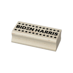 Sello De Caucho Biden Harris Stars