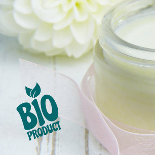Sello De Caucho Bioproducto, orgánico, ecológico
