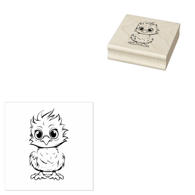 Sello De Caucho Bird (Sellado)