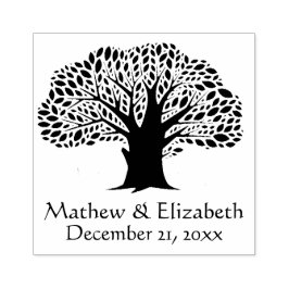 Sello De Caucho Boda al aire libre Rústico de Banyan Tree