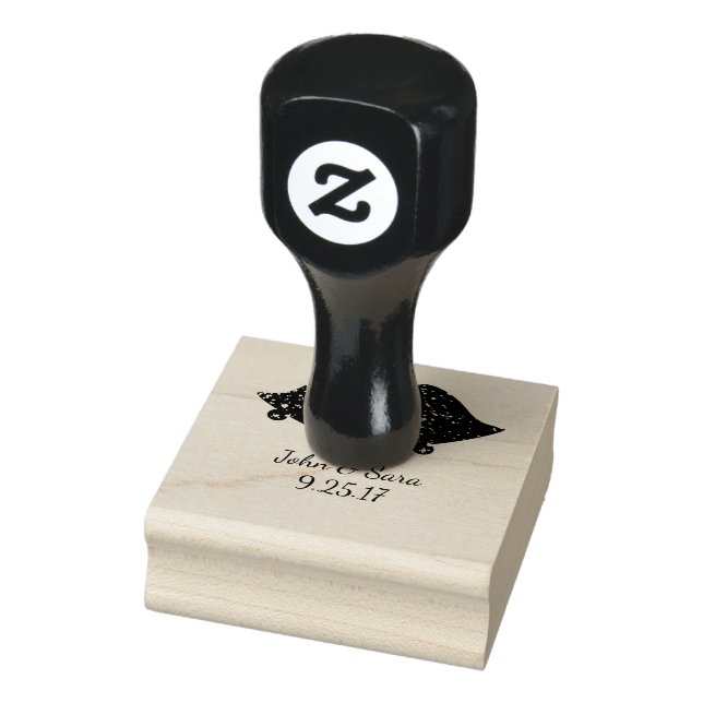 Sello De Caucho Boda Bells (Sello)