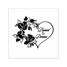 Sello de caucho Boda de autodenominación personali