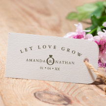 Boda minimalista Anillo Nombres de Corazón y Fecha