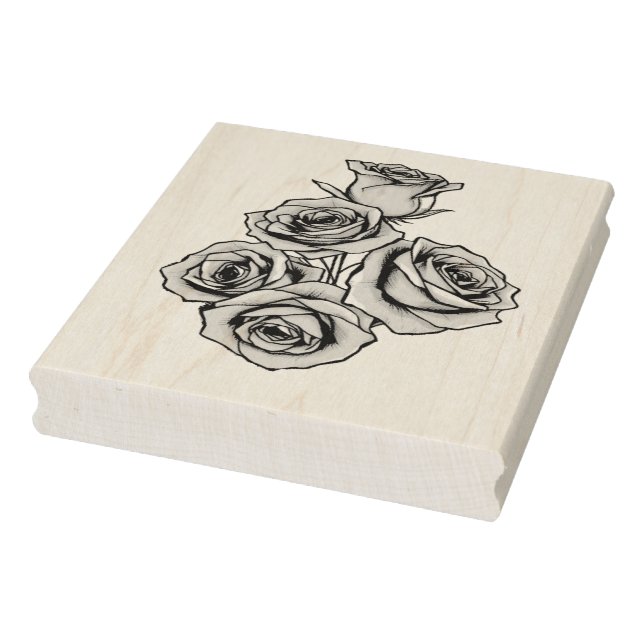 Sello De Caucho Boda Rosa místico moderno (Sello)