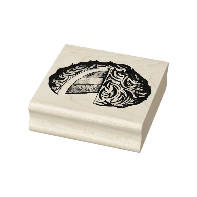 Sello De Caucho Bombe al horno Alaska Crema de hielo Tartas de pos (Sello)