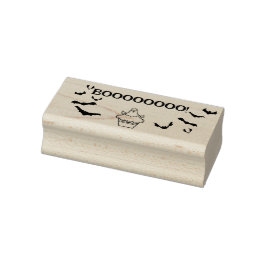 Sello De Caucho ¡Booooo!Títa tarta fantasma y batas