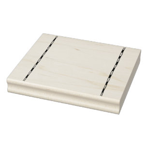 Sello De Caucho Bordes laterales de mapa Gran Estampilla de goma