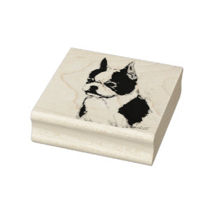 Sello De Caucho Boston Terrier