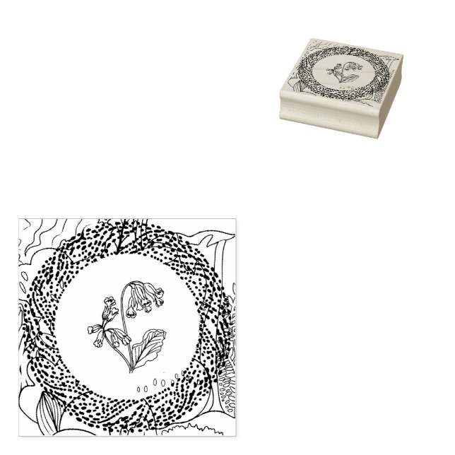 Sello De Caucho Botanical Studio Stamp (Sellado)
