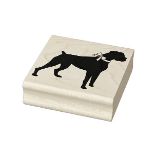 Sello De Caucho Boxer Dog Puppy