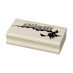 Sello De Caucho Bruja de Halloween