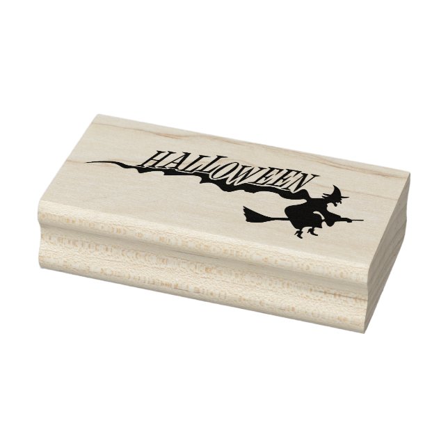 Sello De Caucho Bruja de Halloween (Sello)