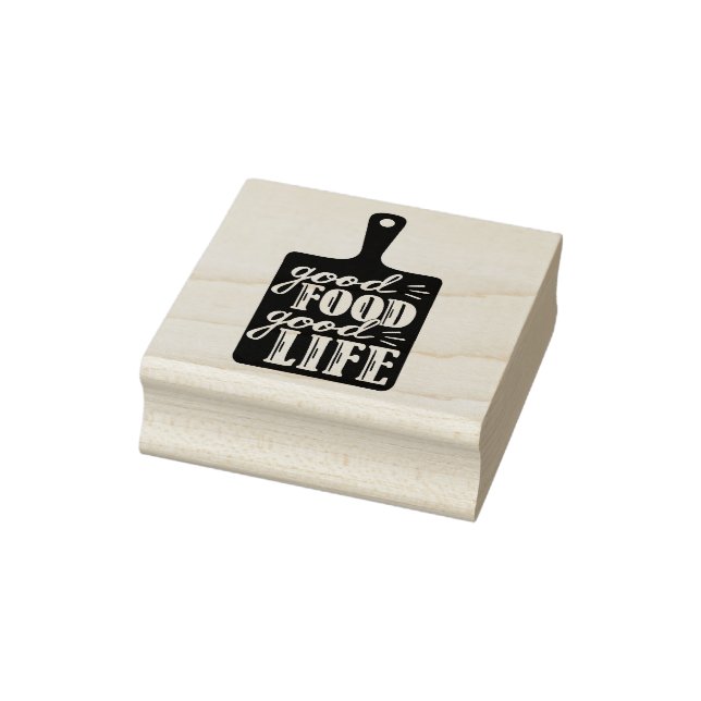 Sello De Caucho Buena comida Buena vida (Sello)