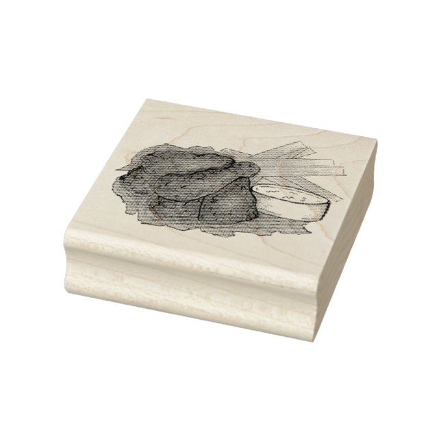 Sello De Caucho Búfalo Nueva York NY Alas de pollo caliente Celery (Sello)