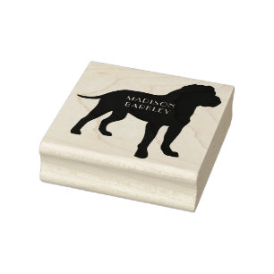 Sello De Caucho Bull Mastiff Dog Puppy Bullmastiff