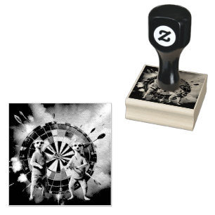 Sello De Caucho Bullseye Burrow: Liga Meerkat Dart,