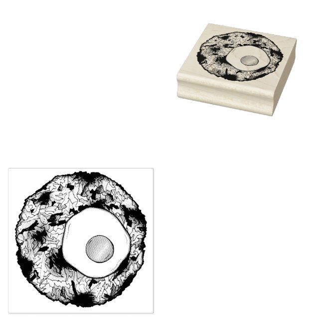 Sello De Caucho Burbuja y brunch en esquisto Reino Unido Cocina br (Sellado)