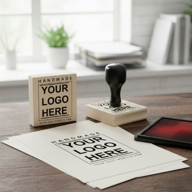 Sello De Caucho Business Logo & Handmade Website | Custom Brand  (Logo stamps are rubber stamps designed to have a logo engraved on them for brand)