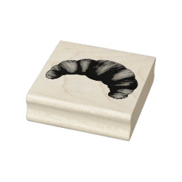 Sello De Caucho Buttery Flaky Croissant French Crescent Pastry