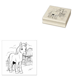 Sello De Caucho Caballo