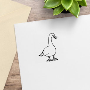 Sello De Caucho Cabeza blanca 1x1