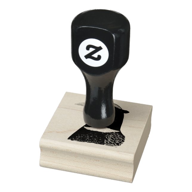 Sello De Caucho Cabeza de Pheasant Ringneck (Sello)