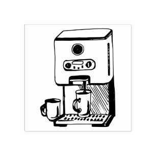 Sello De Caucho Cafetera