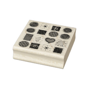 Sello De Caucho Caja de chocolate El día de San Valentín