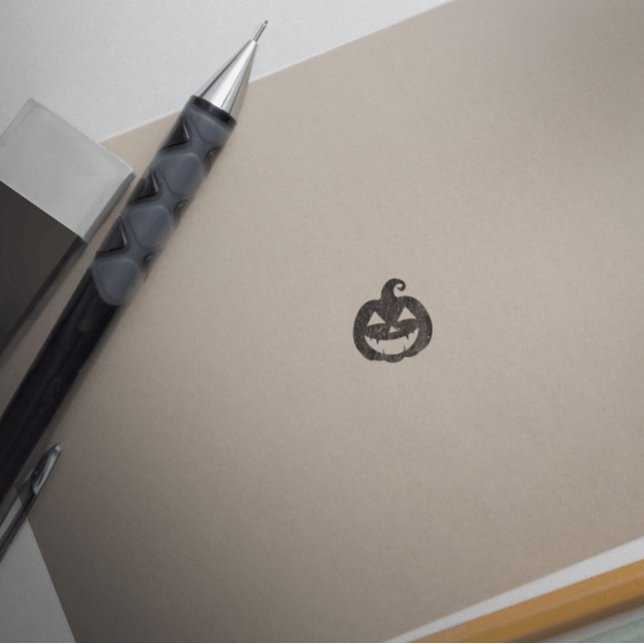 Sello De Caucho Calabaza de Halloween (Subido por el creador)