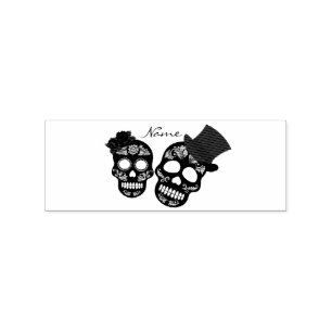 Sello De Caucho Calaveras negras Duo Thunder_Cove