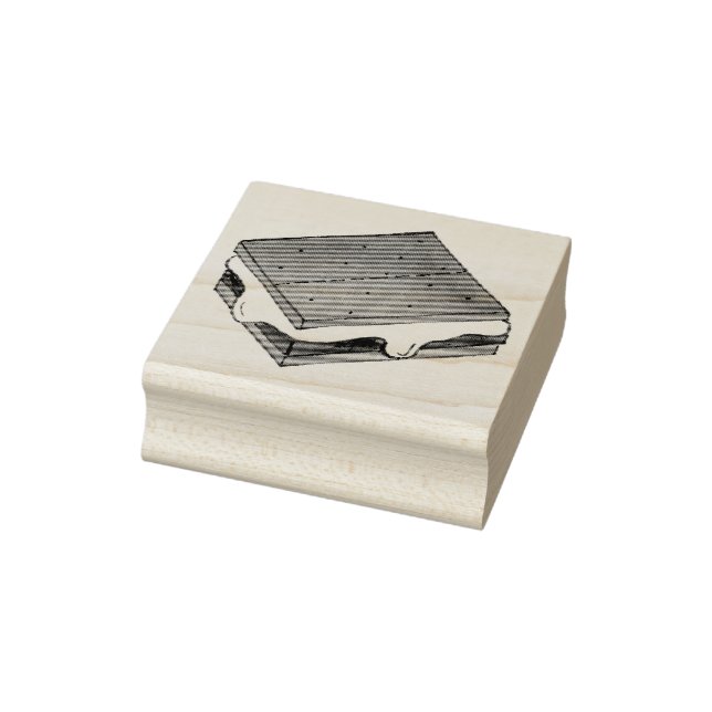 Sello De Caucho Campfire S. Mores Tostado Marshmallow Smores (Sello)