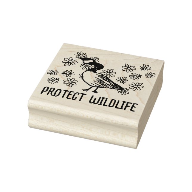 Sello De Caucho Canadiense Goose Canada Geese Nature Avers (Sello)